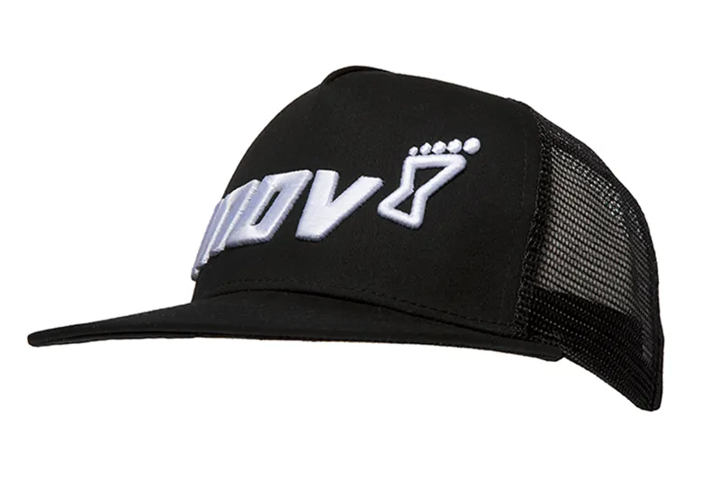 2021 Inov-8 Medium Trucker Cap in Black/White