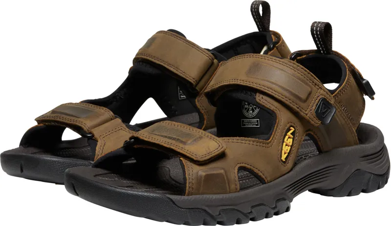 Keen Targhee III Open Toe Leather Sandal in Bison 