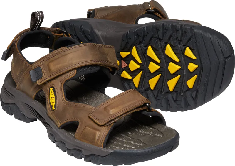 Keen Targhee III Open Toe Leather Sandal in Bison -1