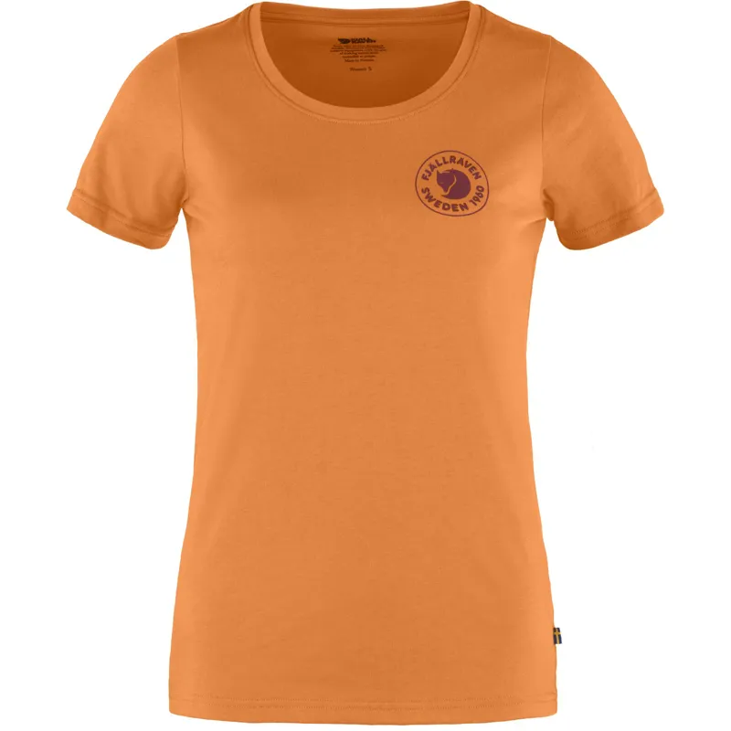 SIZE XL Fjallraven Women's 1960 Logo T-Shirt in Spicy Orange
