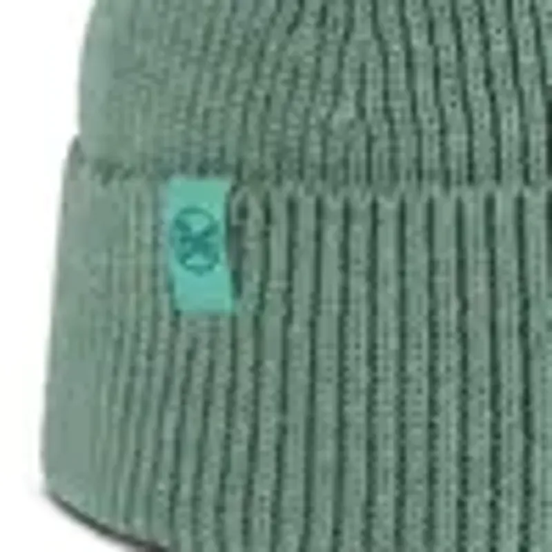 Buff Knitted Beanie in Merix Opaline-1