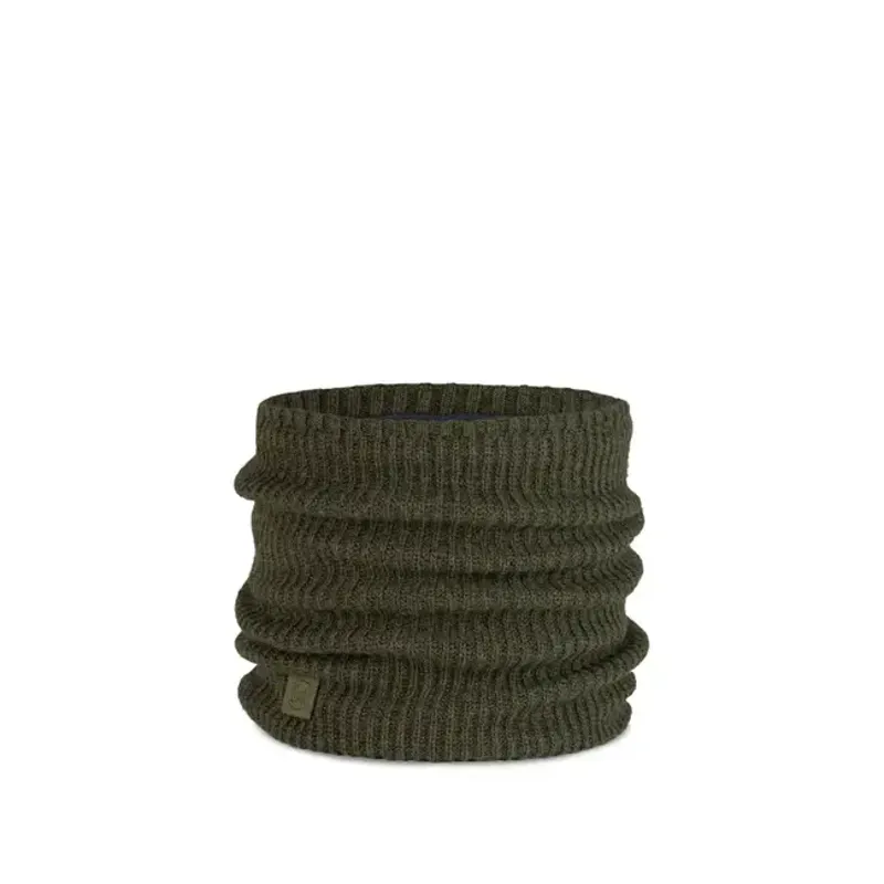 Buff Knitted and Fleece Neckwarmer in Rutger Silversage