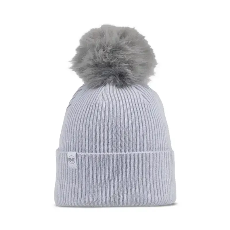 Buff Knitted Beanie in Kesha Crystal Grey
