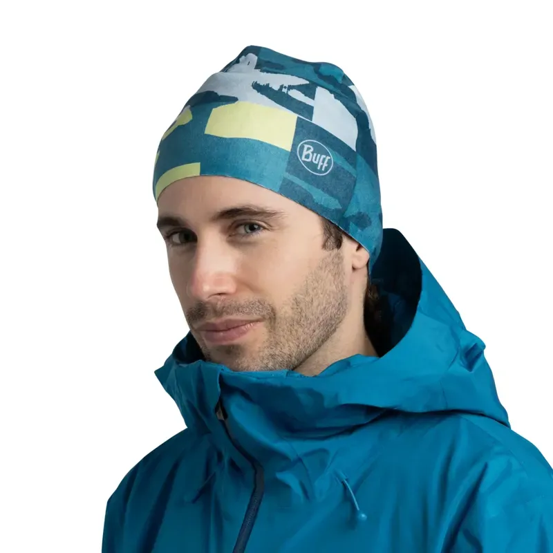 Buff ThermoNet Beanie in Ainter Teal-3