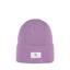 Buff Knitted Beanie in Drisk Orchid