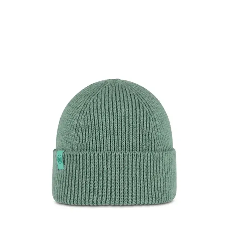 Buff Knitted Beanie in Merix Opaline