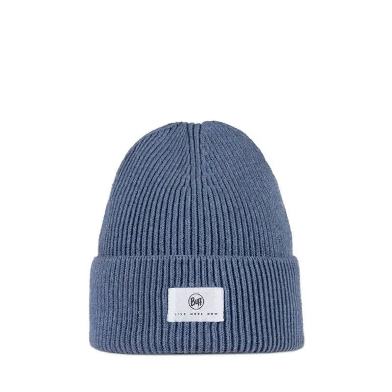 Buff Knitted Beanie in Drisk Water