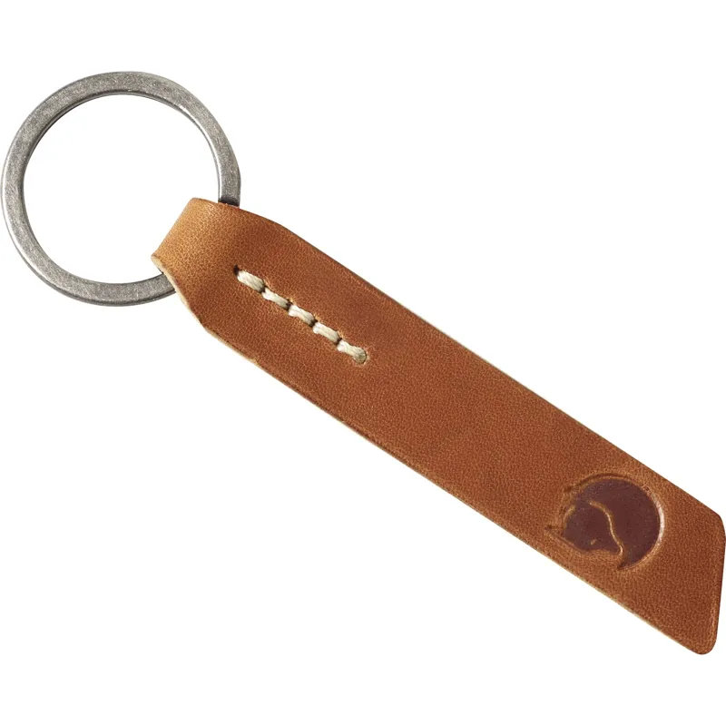 Fjallraven Ovik Key Ring in Leather Cognac