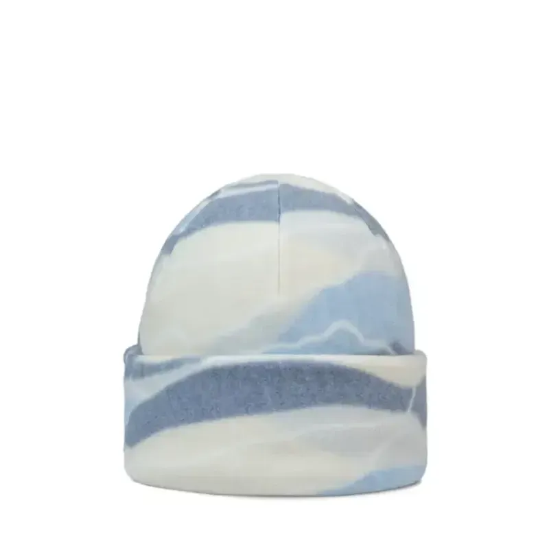 Buff Polar Prints Beanie in Aguar Blue