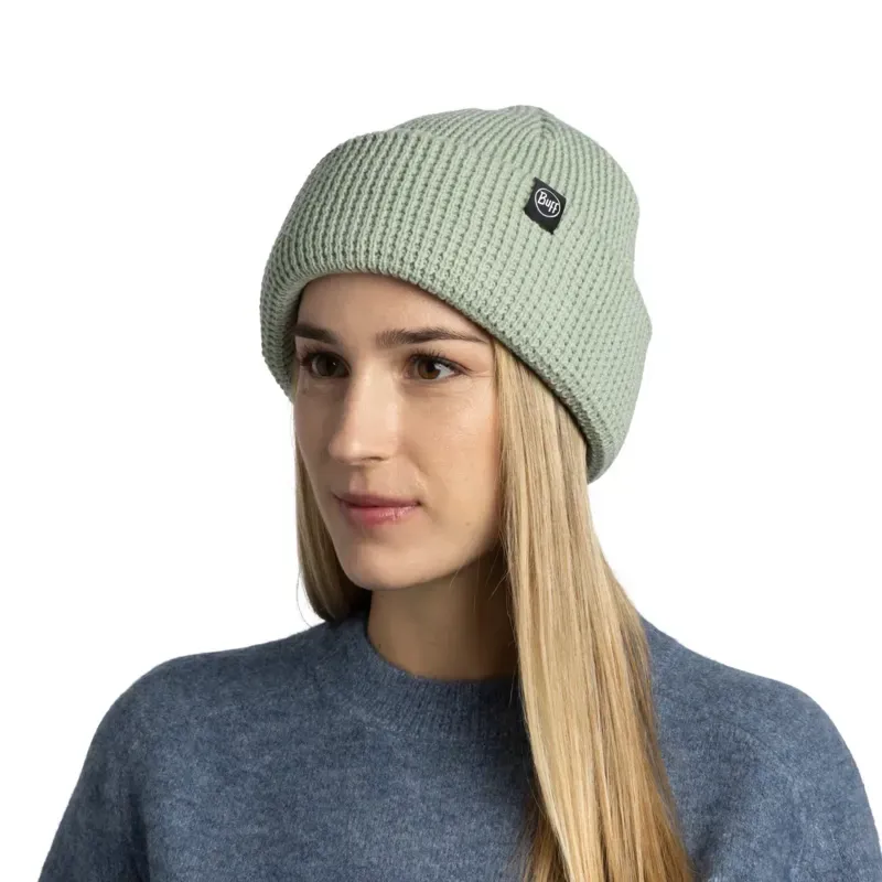 Buff Knitted Beanie in Naro Aqua Haze-3