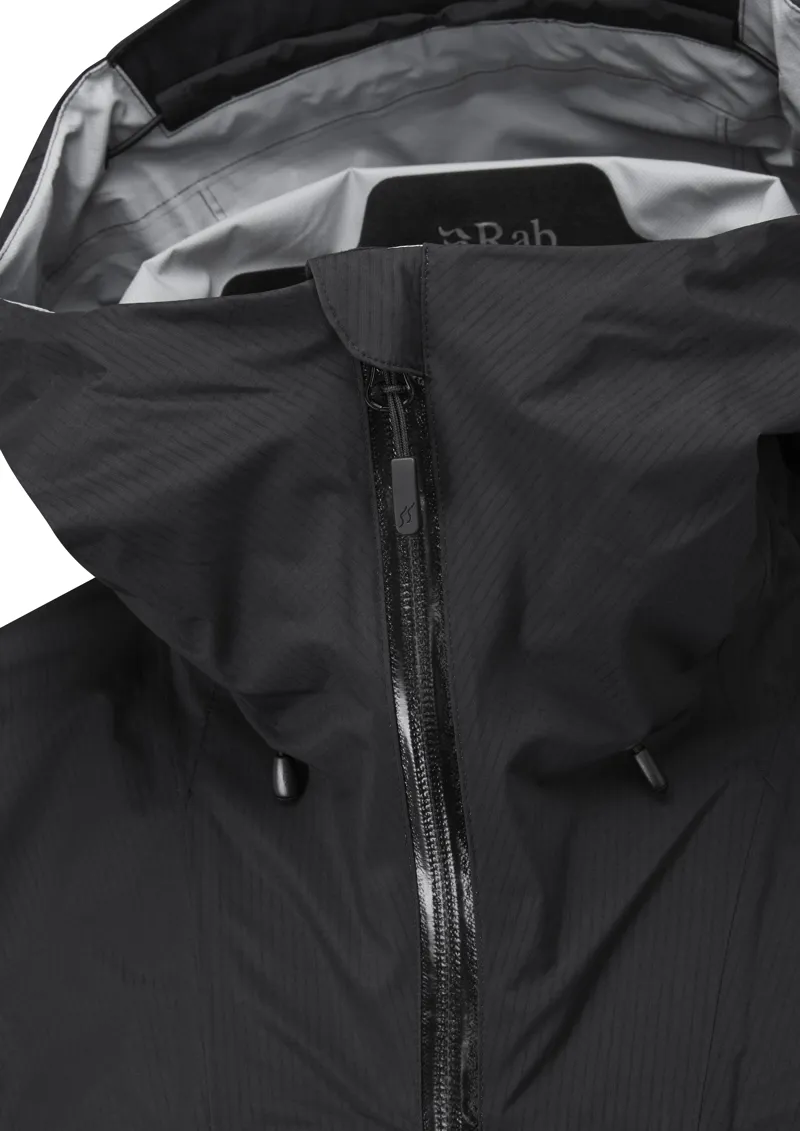Rab Downpour Plus 2.0 Mens Waterproof Jacket in Black -1