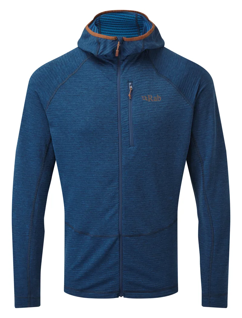 Rab Filament Mens Hoody in Ink/Polar Blue