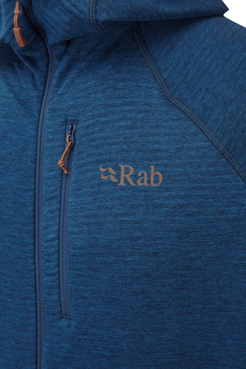 Rab Filament Mens Hoody in Ink/Polar Blue-2