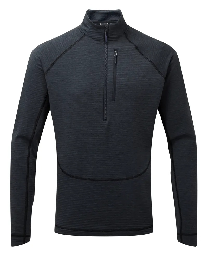 Rab Filament Pull On Mens Fleece in Black/Steel