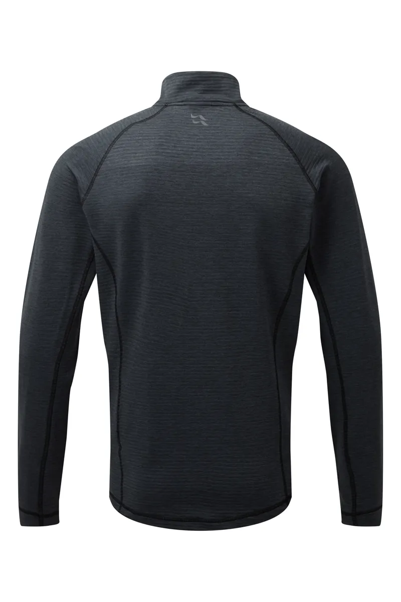 Rab Filament Pull On Mens Fleece in Black/Steel-4
