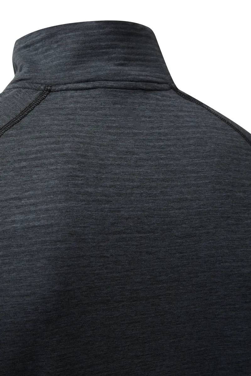 Rab Filament Pull On Mens Fleece in Black/Steel-3