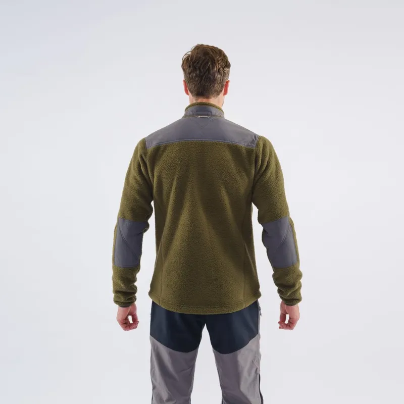 Montane Chonos Mens Fleece Jacket in Kelp Green-5