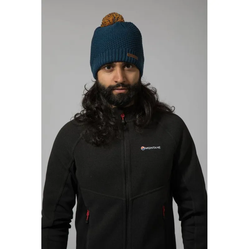 Montane Beta Bobble Beanie Hat in Narwhal Blue-1