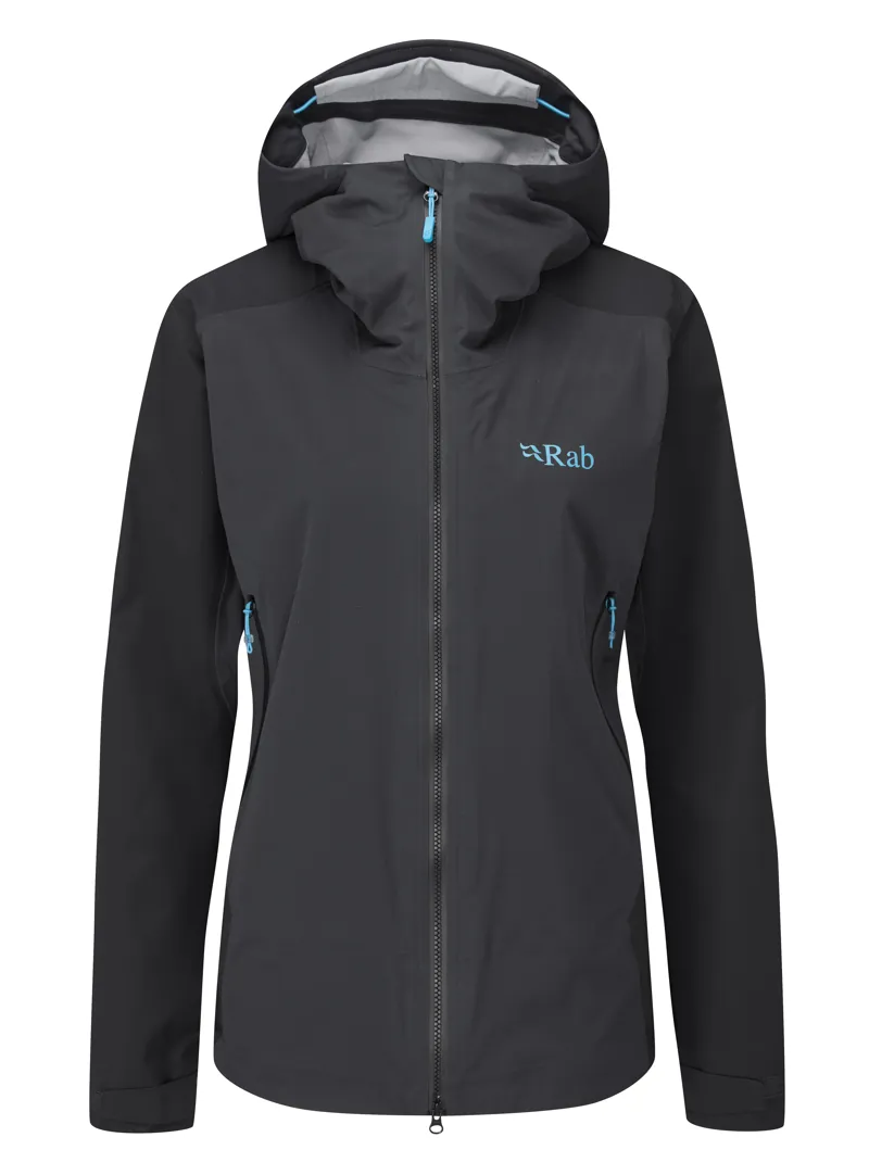 Rab Kinetic Alpine 2.0 Womens Waterproof Jacket in Beluga