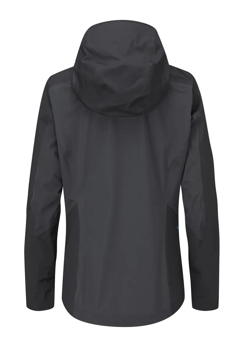 Rab Kinetic Alpine 2.0 Womens Waterproof Jacket in Beluga-1