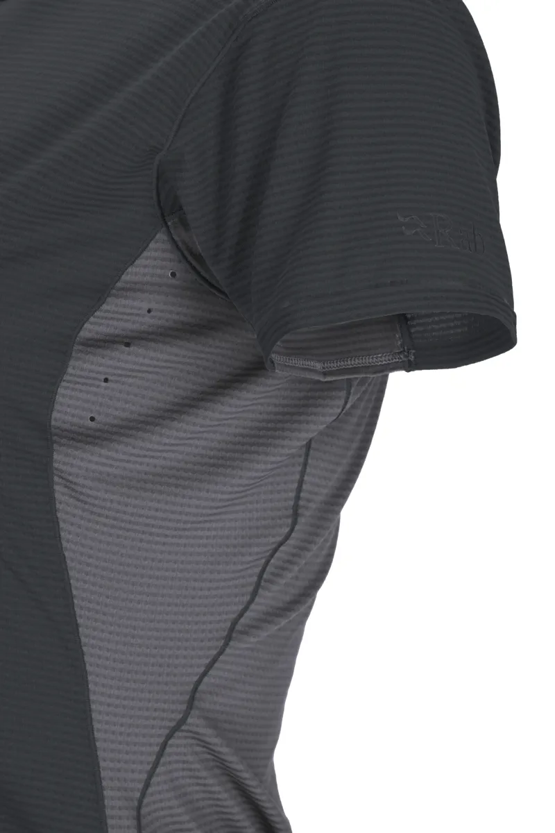 Rab Women's Sonic Ultra Tee in Beluga/Graphene-4
