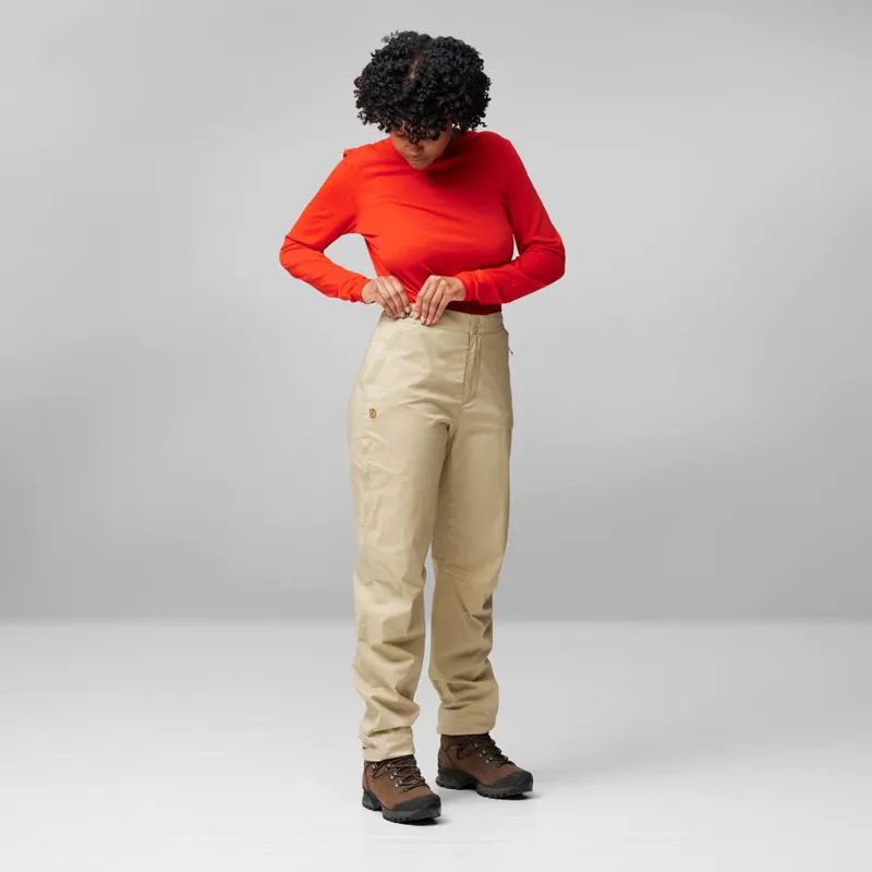 Fjällräven Abisko Hike Trousers in Fossil-1