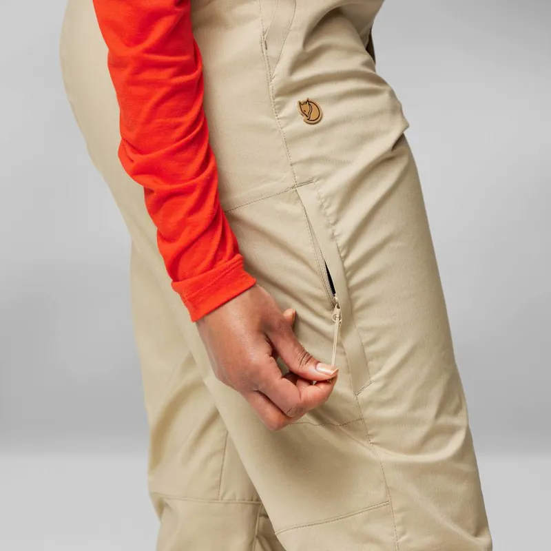 Fjällräven Abisko Hike Trousers in Fossil-3