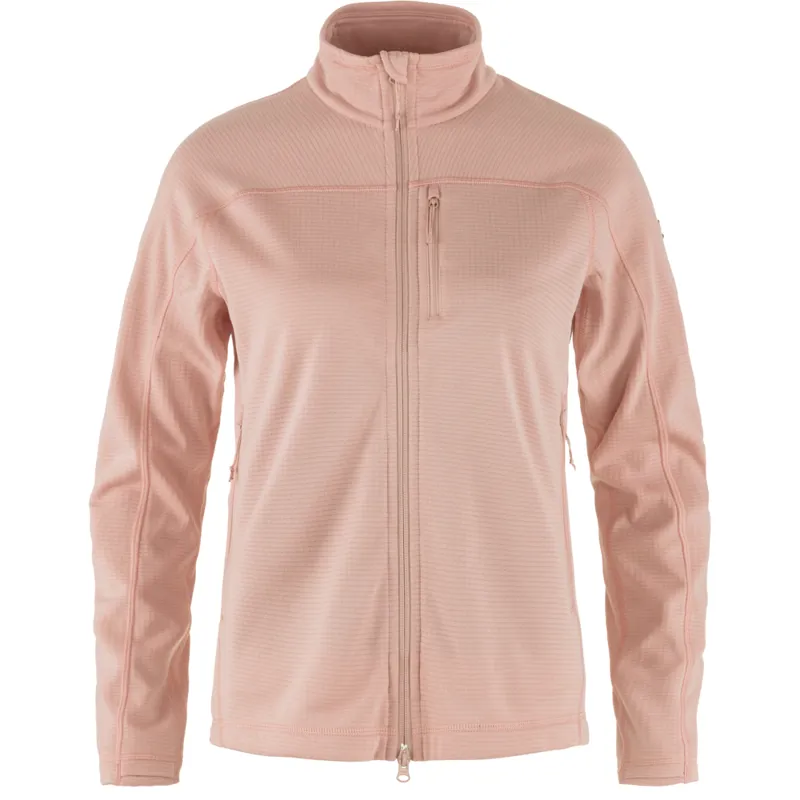 Fjallraven Abisko Lite Fleece Jacket in Chalk Pink