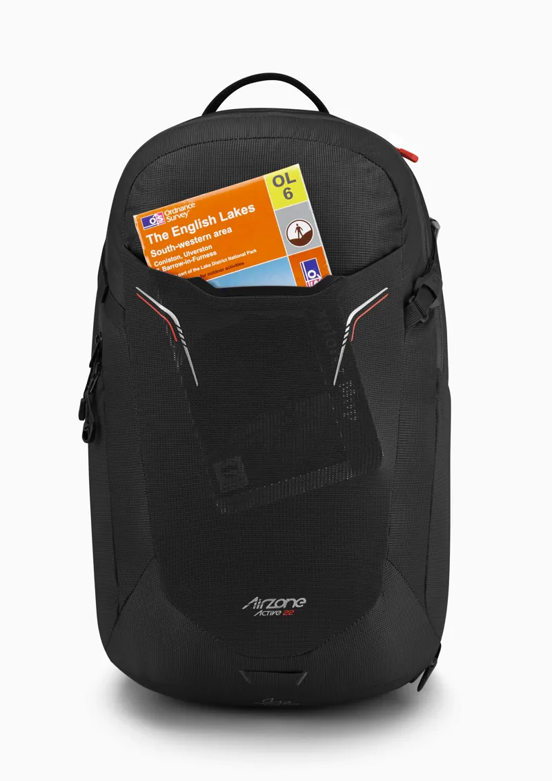 Lowe Alpine AirZone Active 22 Backpack in Black-2
