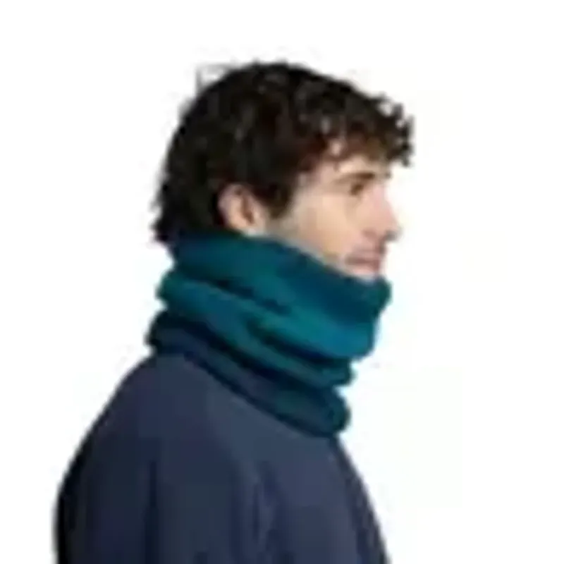 Buff Knitted and Polar Neck Warmer in Marin Blue Ink-3