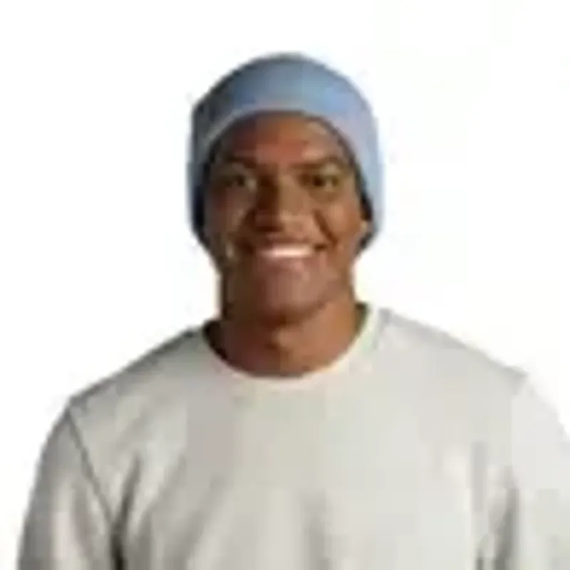 Buff Knitted Beanie in Merix Lake Blue-2