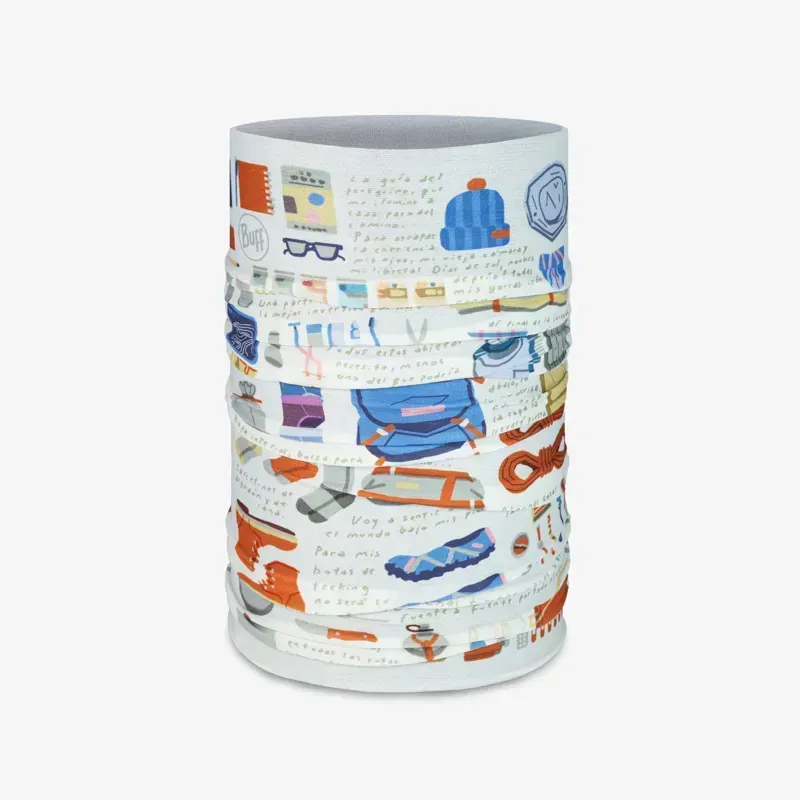 Buff Camino de Santiago CoolNet UV Neckwear in Guia Peregrino