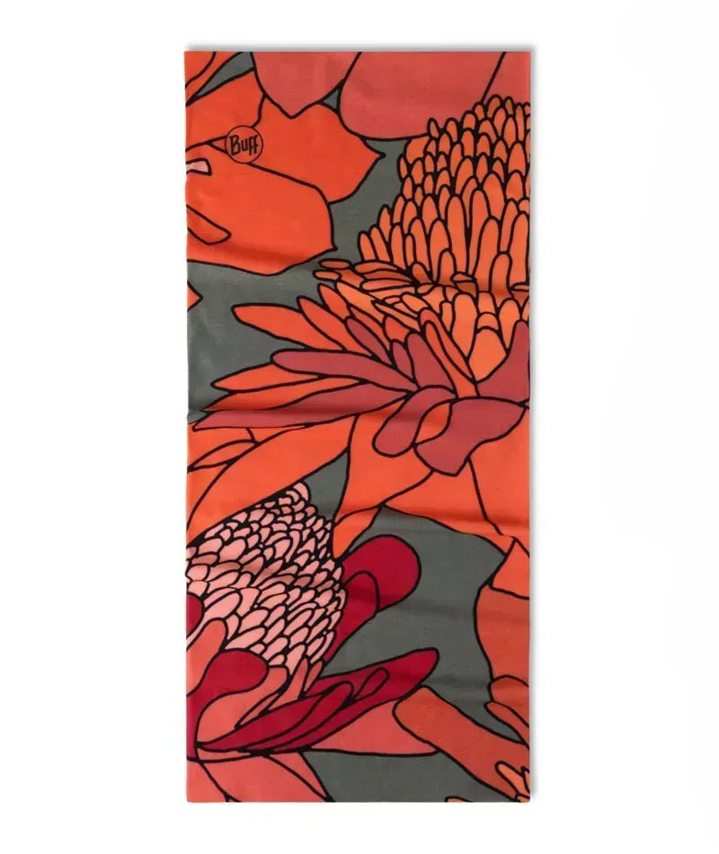 Buff CoolNet UV Neckwear in Aramay Poppy-1