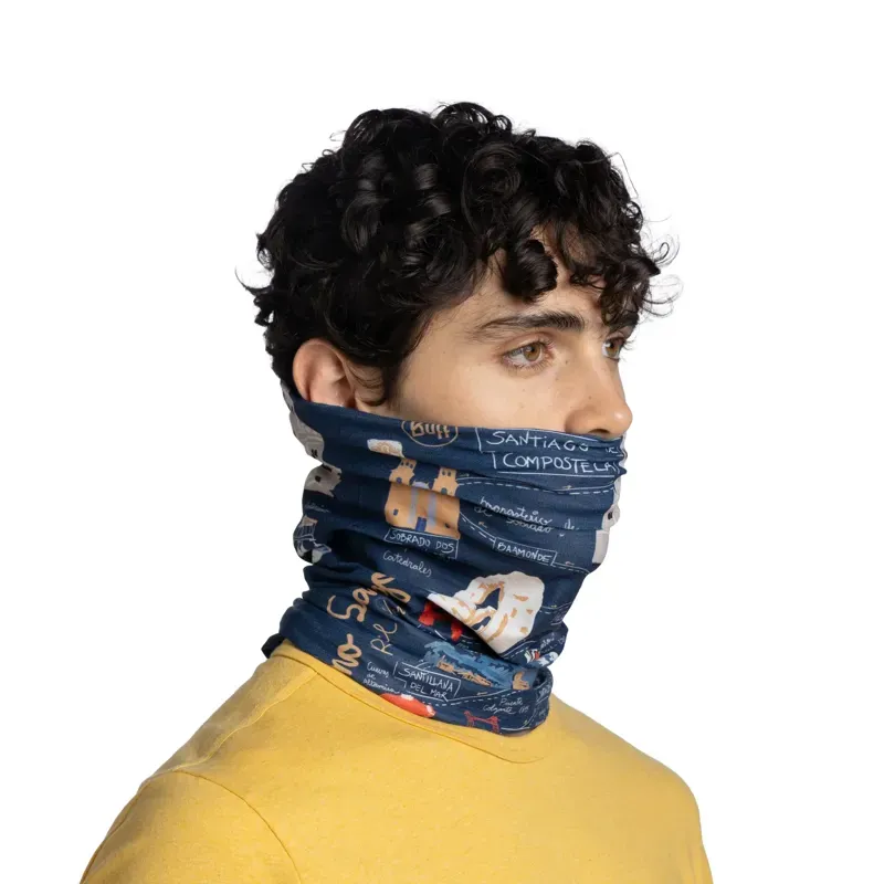 Buff CoolNet UV Neckwear in Camino Norte Navy-3