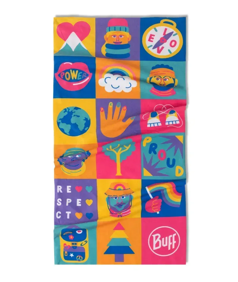 Buff CoolNet UV Neckwear in Pride Multi-1