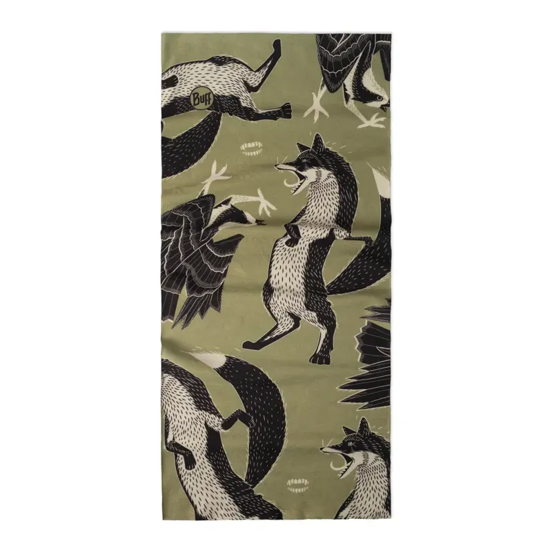 Buff CoolNet UV Neckwear in Rub Chomp Khaki-1