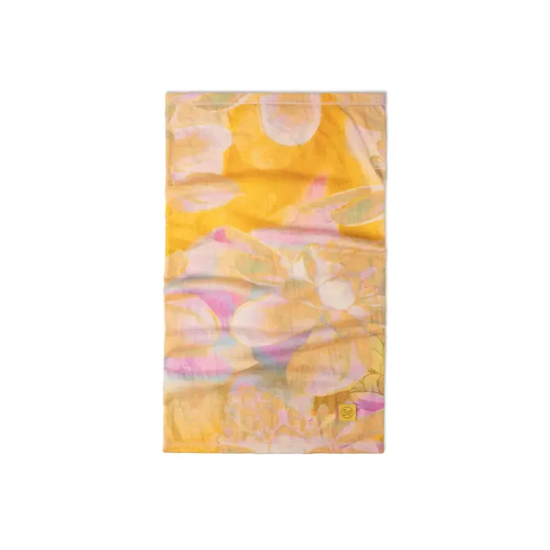 Buff Merino Lightweight Prints Neckwear in Esmerald Multi-1