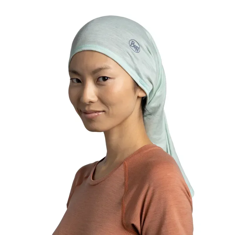 Buff Merino Lightweight Neckwear in Seagrove Green-3