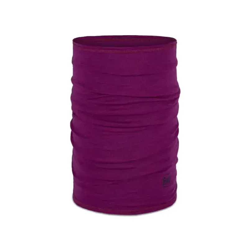 Buff Merino Lightweight Neckwear in Solid Magenta