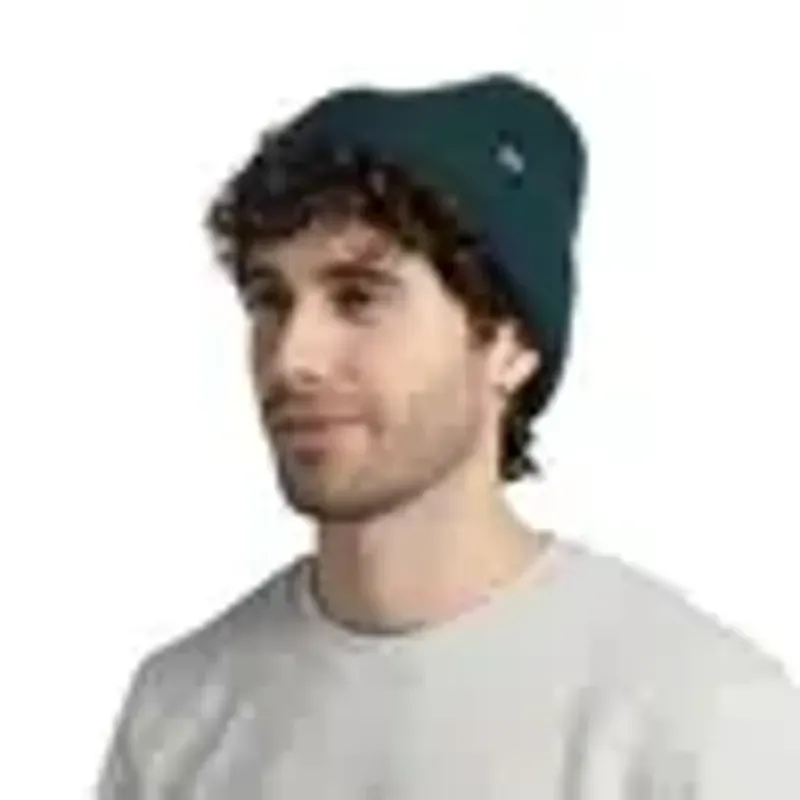 Buff Knitted Beanie in Naro Teal-3