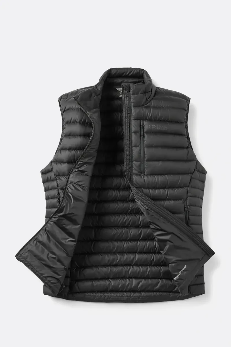 Rab Microlight Down Vest in Black-2