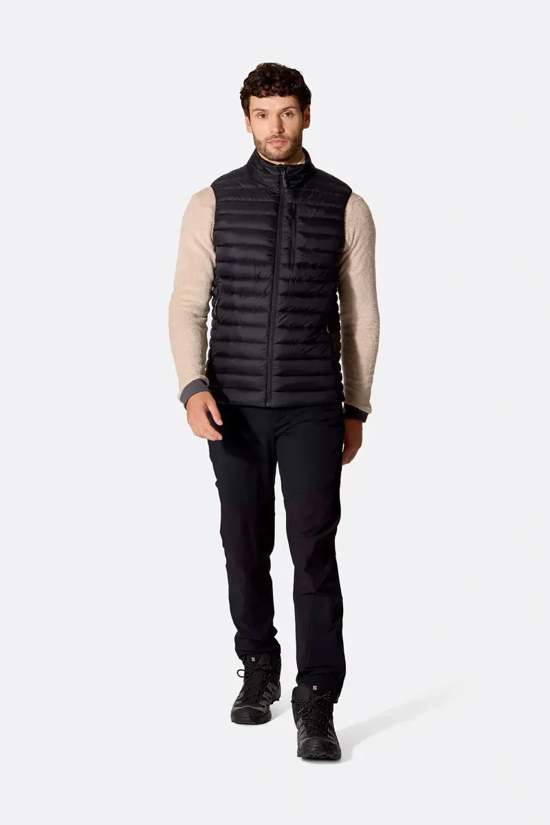 Rab Microlight Down Vest in Black-4