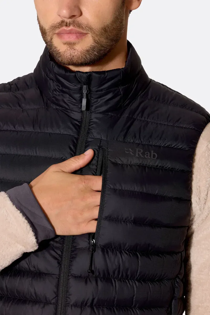 Rab Microlight Down Vest in Black-7