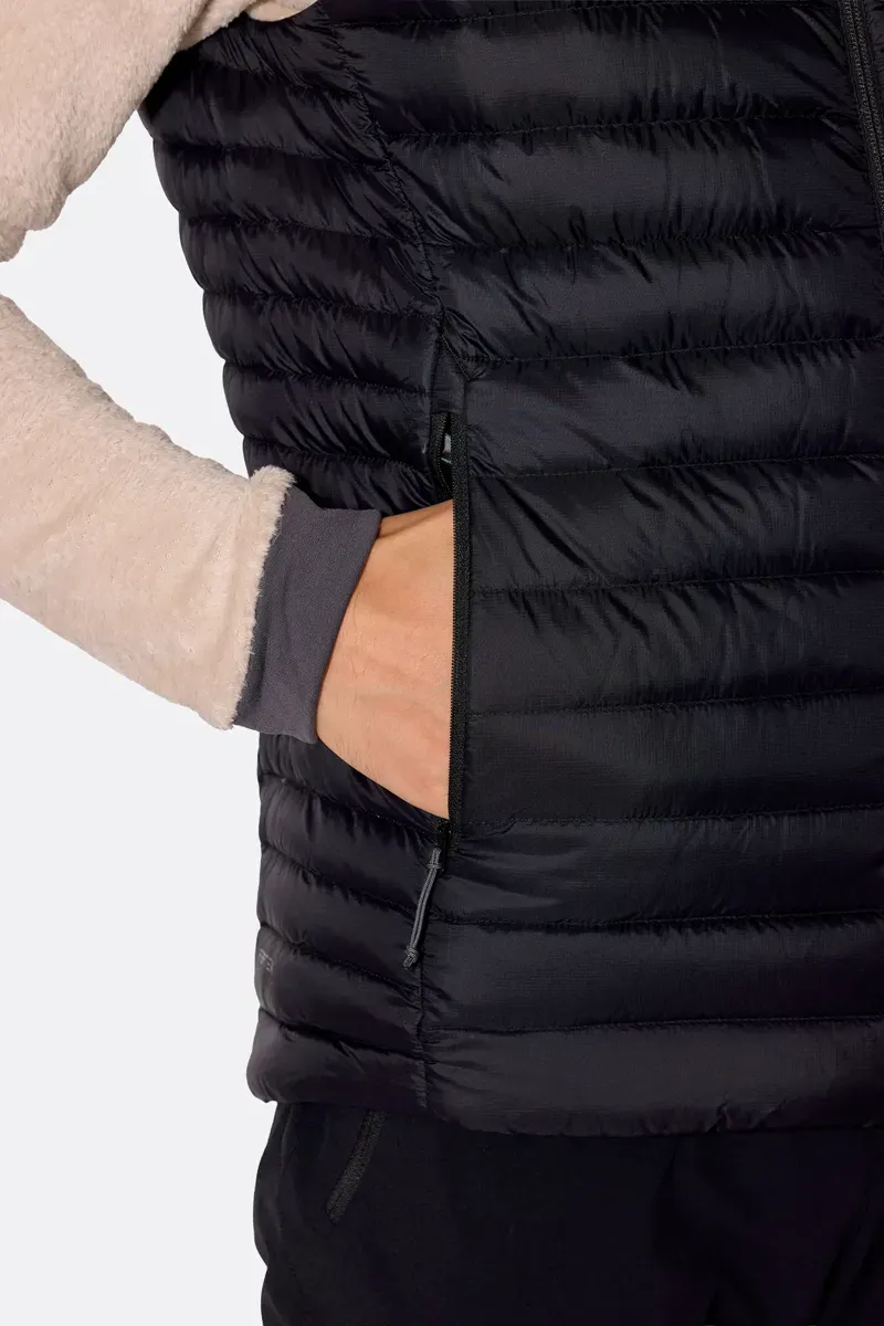 Rab Microlight Down Vest in Black-9