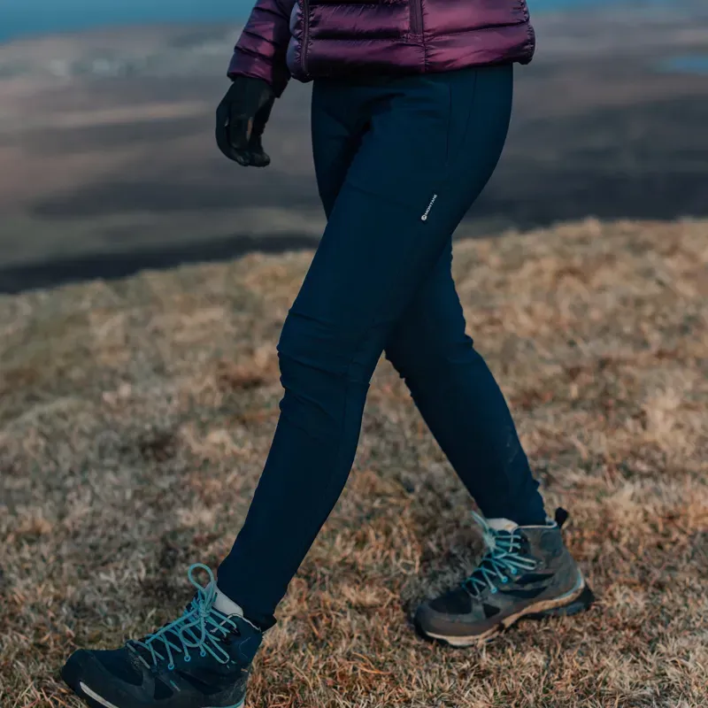 Montane Women's Ineo Regular Pants in Eclipse Blue-7