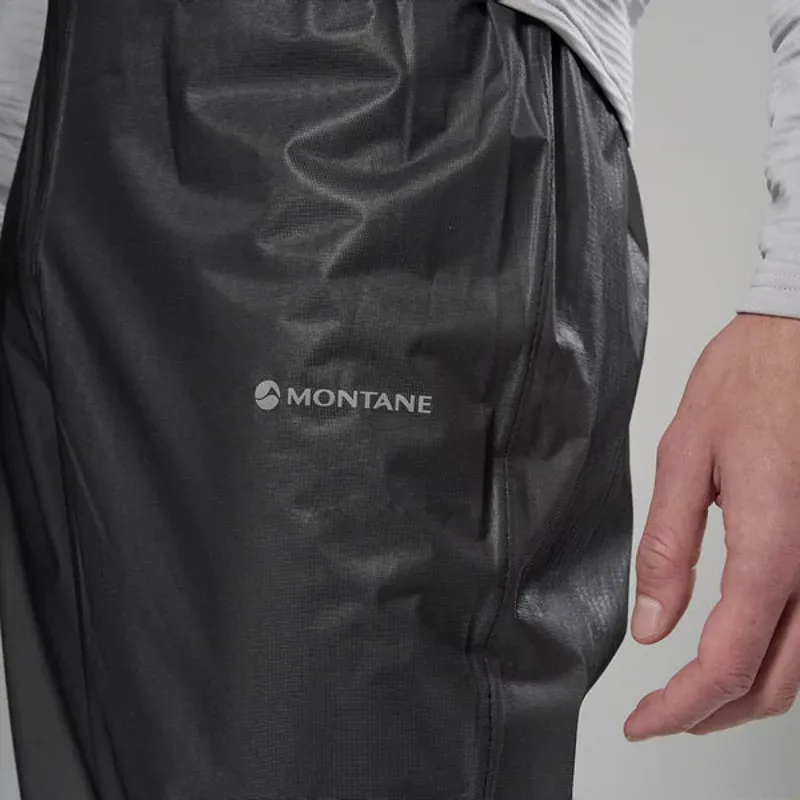 Montane Minimus Nano Pull Over Waterproof Pants in Midnight Grey-3