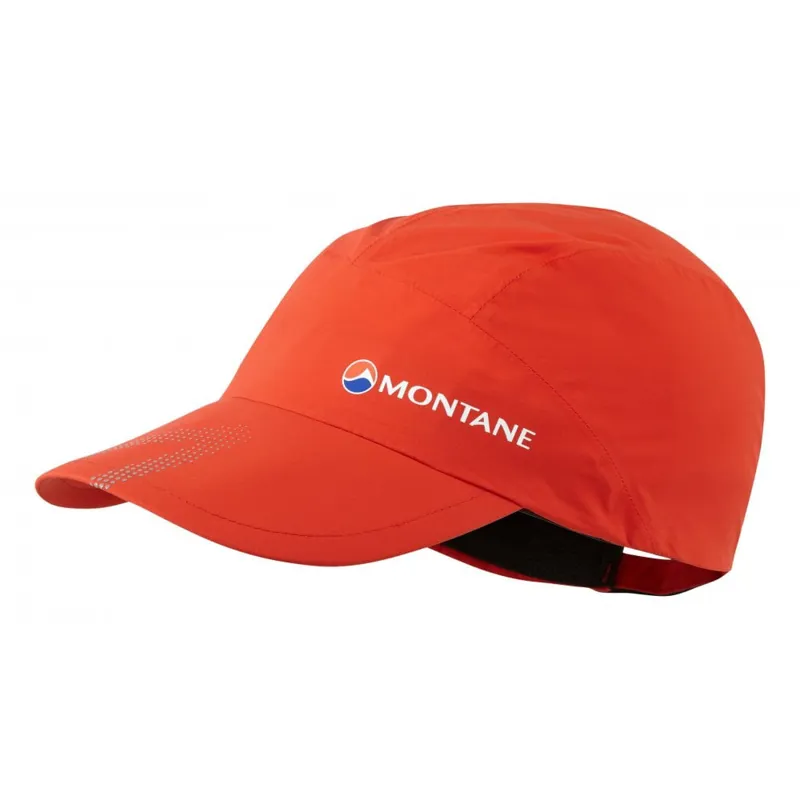 Montane Minimus Stretch Ultra Waterproof Cap in Flag Red