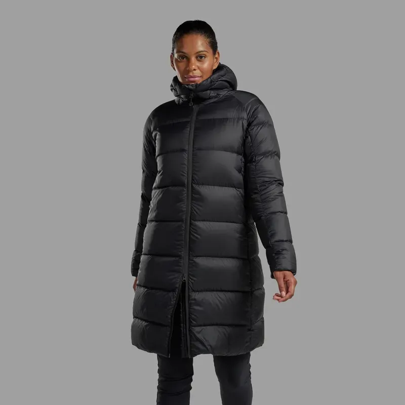 Montane Women's Polaron XT Hooded Down Jacket in Black-2