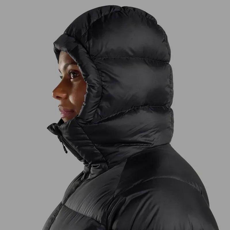 Montane Women's Polaron XT Hooded Down Jacket in Black-5