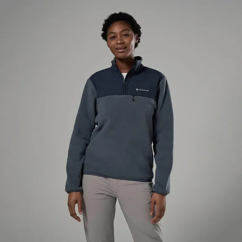 Montane Women's Roco Fleece Pull On in Dark Sky-1
